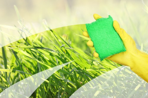 Local home cleaning service for a Lambeth property exterior and entrance