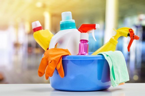 Local cleaners servicing a Lambeth period property