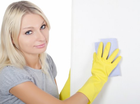 Kitchen and bathroom deep cleaning with careful surface attention